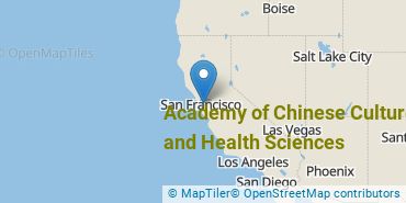 Location of Academy of Chinese Culture and Health Sciences