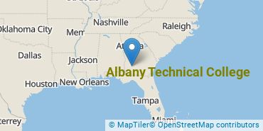 Location of Albany Technical College