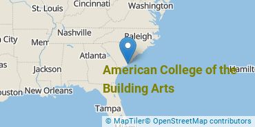 Location of American College of the Building Arts