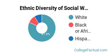 Ethnic Diversity of Social Work Majors at Anderson University Indiana