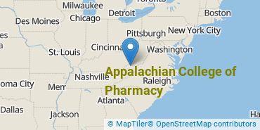 Location of Appalachian College of Pharmacy