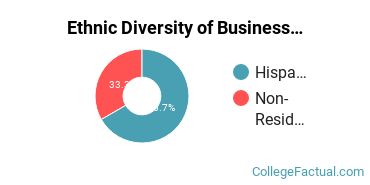 Ethnic Diversity of Business Administration & Management Majors at Atlantis University