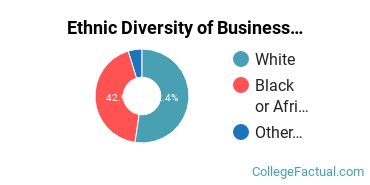 Ethnic Diversity of Business Administration & Management Majors at Auburn University at Montgomery