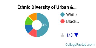 Ethnic Diversity of Urban & Regional Planning Majors at Ball State University