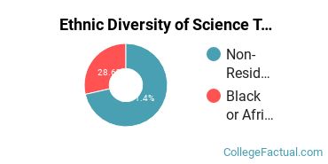 Ethnic Diversity of Science Technologies / Technicians Majors at Baltimore City Community College