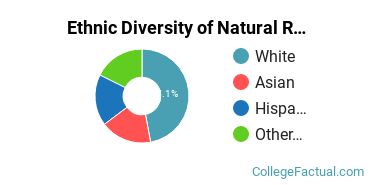 Ethnic Diversity of Natural Resources & Conservation Majors at Barnard College