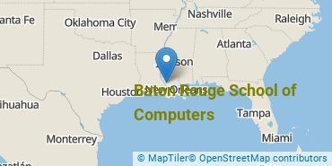 Location of Baton Rouge School of Computers