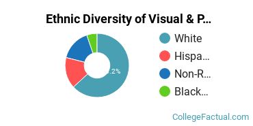 Ethnic Diversity of Visual & Performing Arts Majors at Beloit College