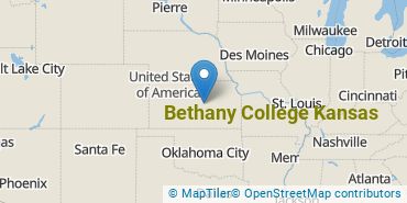 Location of Bethany College Kansas