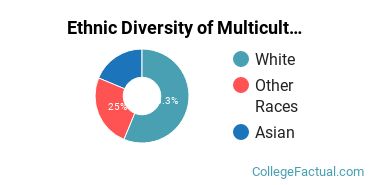 Ethnic Diversity of Multicultural & Diversity Studies Majors at Biola University