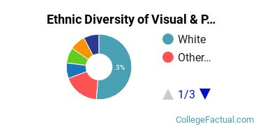 Ethnic Diversity of Visual & Performing Arts Majors at Boston College
