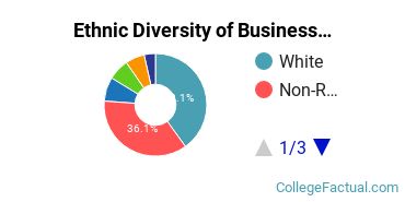 Ethnic Diversity of Business Administration & Management Majors at Boston University
