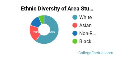 Ethnic Diversity of Area Studies Majors at Boston University