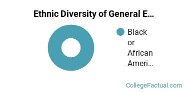 Ethnic Diversity of General English Literature Majors at Bowie State University