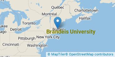 Brandeis University Overview   Map Xs 