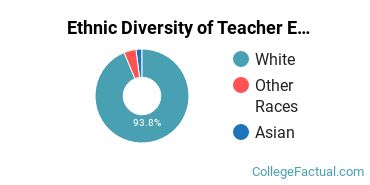 Ethnic Diversity of Teacher Education Subject Specific Majors at Bridgewater State University