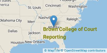 Location of Brown College of Court Reporting