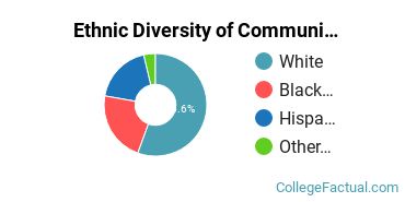 Ethnic Diversity of Communication & Media Studies Majors at Cabrini University