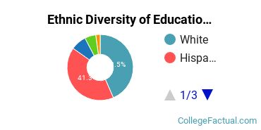 Ethnic Diversity of Education Majors at California Baptist University