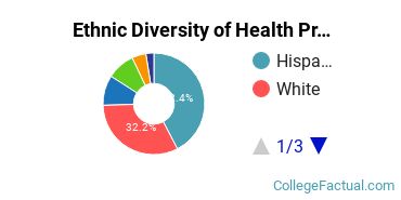 Ethnic Diversity of Health Professions Majors at California Baptist University
