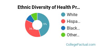 Ethnic Diversity of Health Professions Majors at California College San Diego