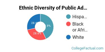 Ethnic Diversity of Public Administration Majors at California State University - Chico