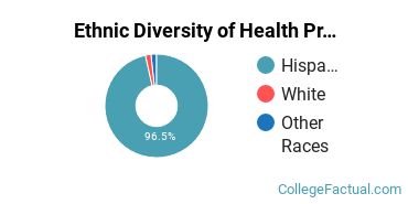 Ethnic Diversity of Health Professions Majors at Carlos Albizu University - San Juan