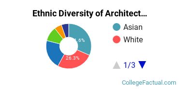 Ethnic Diversity of Architecture & Related Services Majors at Carnegie Mellon University
