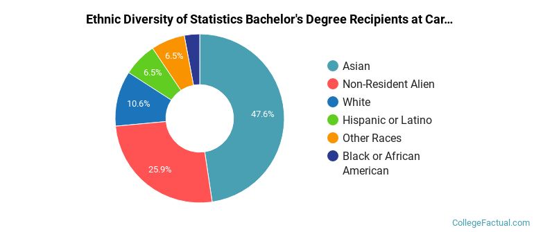 Ethnic diversity of Statistics majors at Carnegie Mellon University