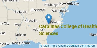 Location of Carolinas College of Health Sciences
