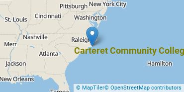 Location of Carteret Community College