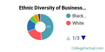 Ethnic Diversity of Business Administration & Management Majors at Catholic University of America