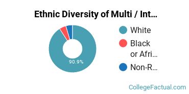Ethnic Diversity of Multi / Interdisciplinary Studies Majors at Central Alabama Community College