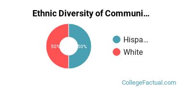 Ethnic Diversity of Communications Technologies & Support Majors at Central Arizona College