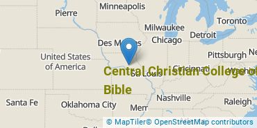 Location of Central Christian College of the Bible