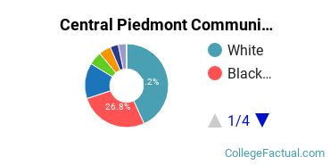 Central Piedmont Community College Undergraduate Racial-Ethnic Diversity Pie Chart
