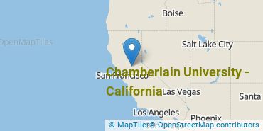 Location of Chamberlain University - California