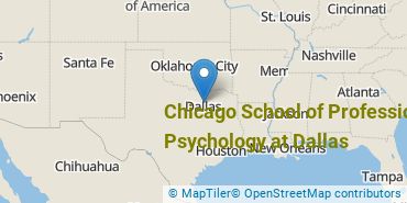 Location of Chicago School of Professional Psychology at Dallas