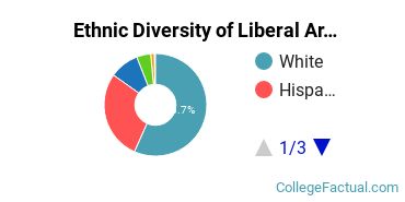 Ethnic Diversity of Liberal Arts / Sciences & Humanities Majors at Cisco College