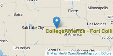 Location of CollegeAmerica - Fort Collins