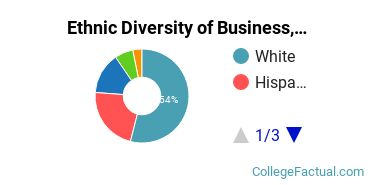 Ethnic Diversity of Business, Management & Marketing Majors at Colorado Christian University