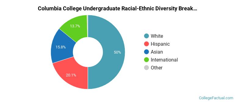 Columbia College Diversity Racial Demographics Other Stats