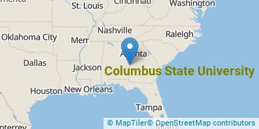 columbus state university map