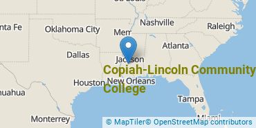 Location of Copiah-Lincoln Community College
