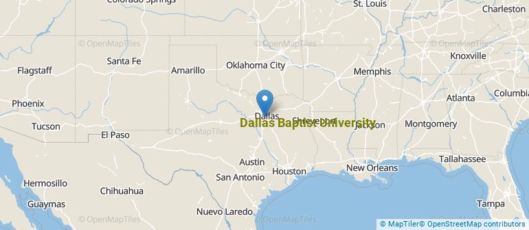 Dallas Baptist University Overview - Map Lg