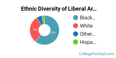 Ethnic Diversity of Liberal Arts General Studies Majors at DePaul University