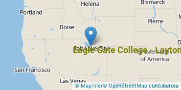 Location of Eagle Gate College - Layton