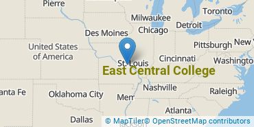 Location of East Central College