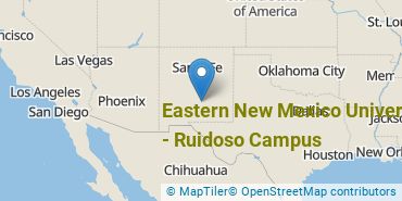 Location of Eastern New Mexico University - Ruidoso Campus
