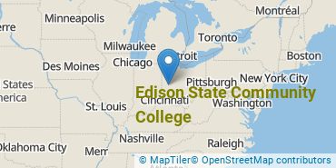 Location of Edison State Community College